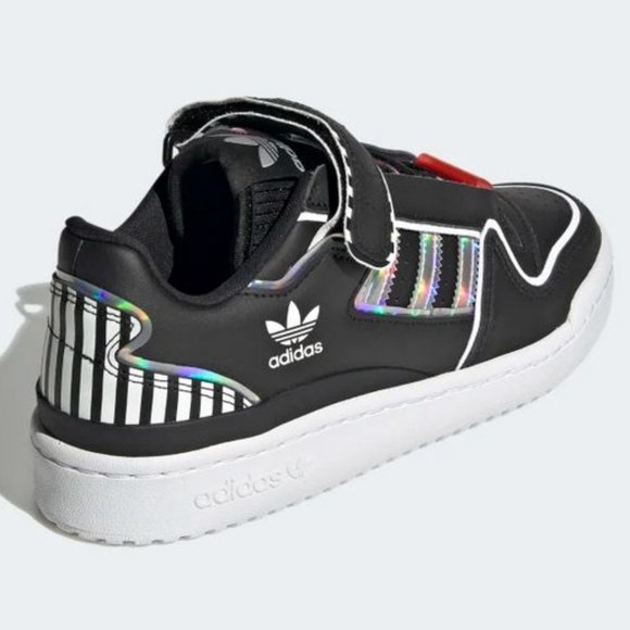 ADIDAS - Black Forum Plus Shoes - Women's Size 8 - Picture 6 of 9